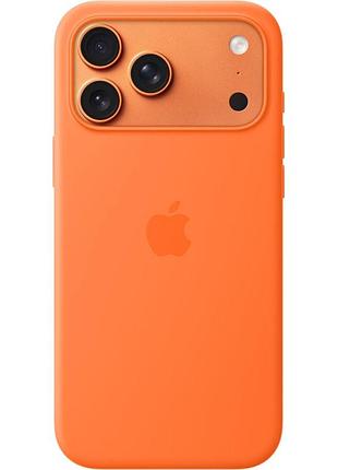 Оригинальный чехол silicone case iphone 17 pro (orange)
