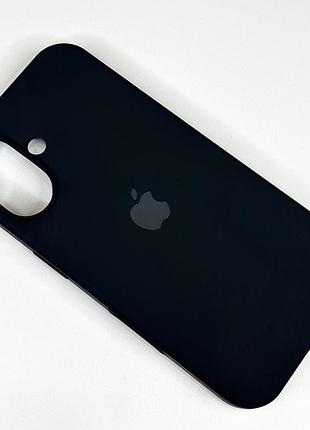Оригинальный чехол silicone case iphone 16 (black)