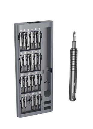 Набор отверток hoco di71 master 51-in-1 screwdriver set серый