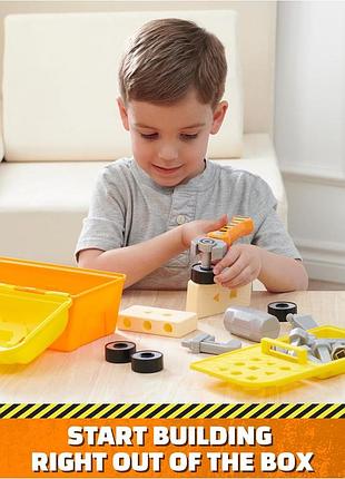 Rubble & crew construction toolbox spin master щенячий патруль кремез і команда ігровий набір інструментів 5