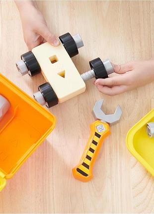 Rubble & crew construction toolbox spin master щенячий патруль кремез і команда ігровий набір інструментів 9