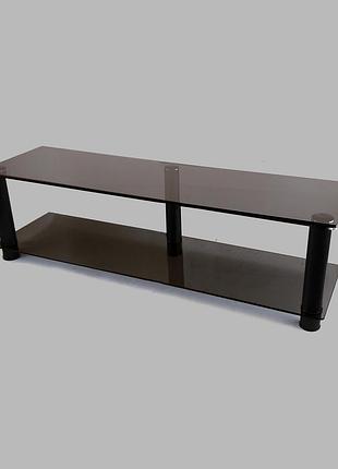 Тумба тв зі скла 1250х350х376 commus аскет mx mini bronza-bl