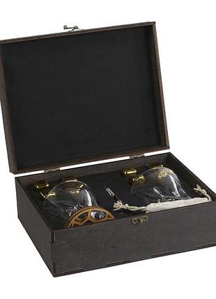 Подарочный набор moltis relax whisky stones для мужчин, quadro 8 шт охлаждающих кубиков (mr-1007) 10068