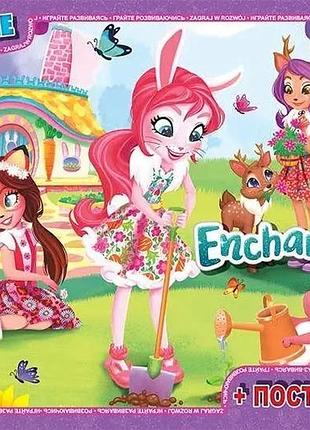 Пазлы g-toys "enchantimals" 70 элементов + постер 21 х 30 см ea 213