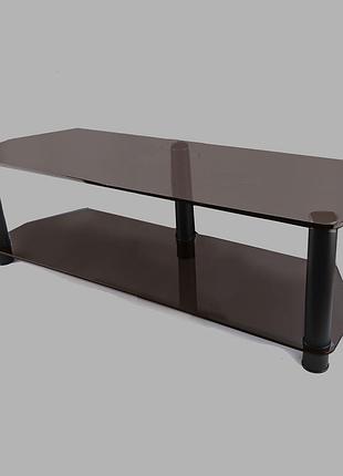 Тумба тв из стекла 1100х350х374 commus меридиан new mini bronza-bl