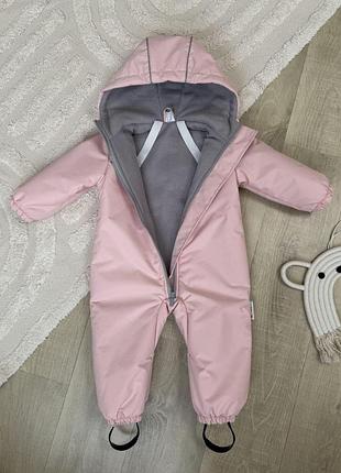 Демисезонный комбинезон trendy 80–98, флисовая подкладка, утеплитель slimtex 100
