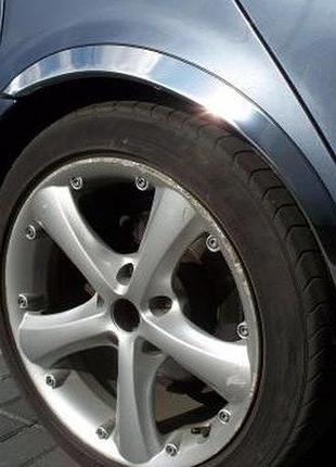 Накладки на арки (4 шт, нержавейка) для bmw 3 серия e46 1998-2006 гг