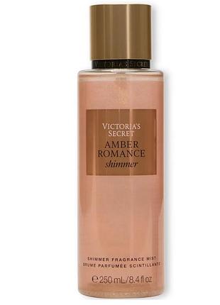 Спрей для тіла з шимером amber romance 250мл