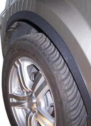 Накладки на арки (4 шт, черные) для ford fusion 2002-2009 гг