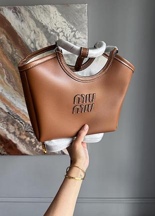 Miumiu ivy leather bag 22х20х10