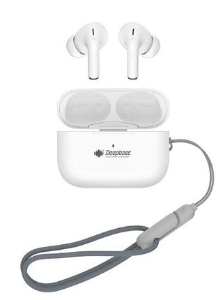 Наушники bluetooth беспроводные deepbass tws-x3 белые