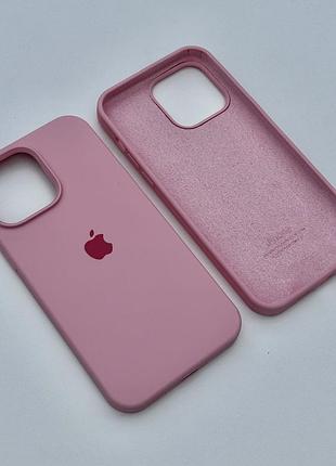 Оригинальный чехол silicone case iphone 16 pro max (pink)