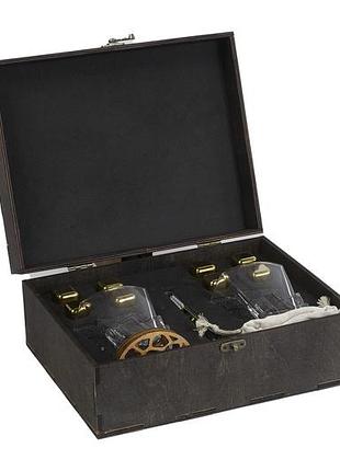 Подарочный набор moltis relax whisky stones для мужчин, saxum 8 шт охлаждающих кубиков (mr-1016)