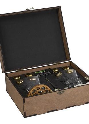 Подарочный набор moltis relax whisky stones для мужчин, saxum 8 шт охлаждающих кубиков (mr-1010) 10071