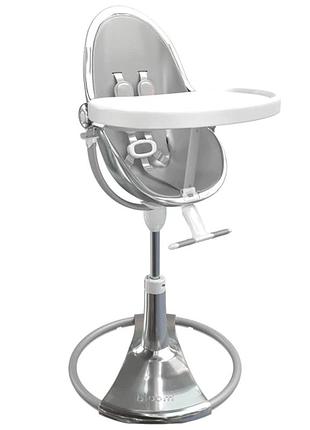 Стульчик для кормления bloom fresco chrome special edition silver (с вкладышем) lunar silver