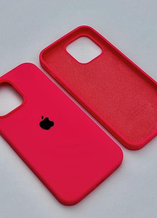 Оригінальний чохол silicone case iphone 16 (hot pink)