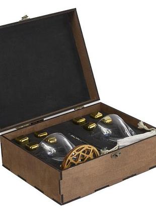 Подарочный набор moltis relax whisky stones для мужчин, quadro 8 шт охлаждающих кубиков (mr-1003) 10064