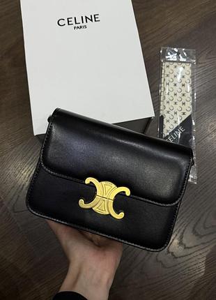 Celine teen triomphe bag black