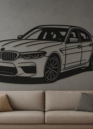 Декоративное панно-картина bmw m performance — стильный настенный декор для автолюбителей 110*70