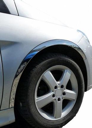 Накладки на арки из нержавейки (4 шт) для mercedes b-class w246 2011-2018 гг