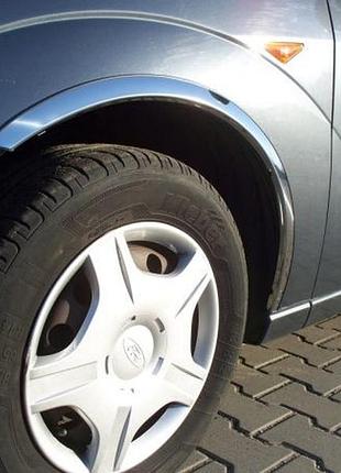 Накладки на арки (4 шт, нержавейка) для ford focus i 1998-2005 гг