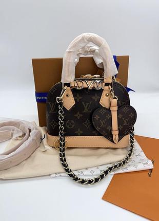 Louis vuitton alma bb monogram canvas 20х10,5х15,5 2