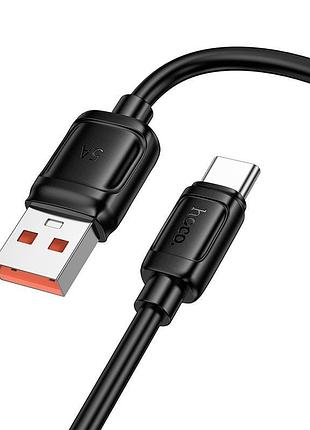 Кабель hoco x115 type-c surpass fast charging data cable 1m 100w 5a