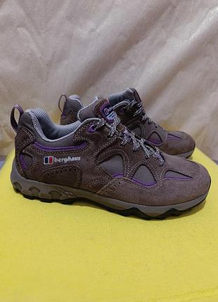 Кожаные трекинговые кроссовки berghaus technical outdoor footwear