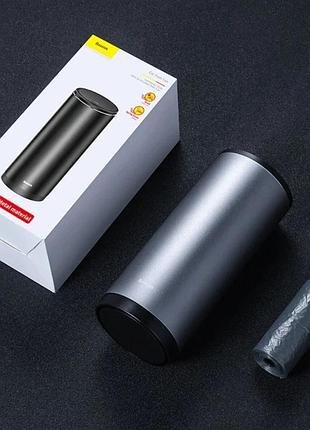 Автомобільний сміттєвий контейнер baseus gentleman style vehicle-mounted trash can bag1 roll/30 black (crljt-01)