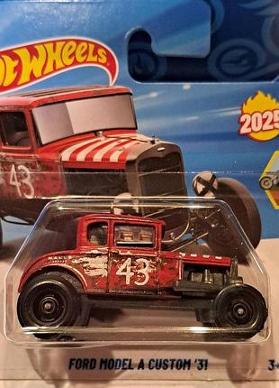 Hot wheels 2025 dirt ford model a custom '31 7/10 140/250 hyw24 форд ретро машинки базові колекційні хот вілс