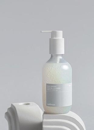 Гель пінка для вмивання з керамідами celimax dual barrier mild gel cleanser 200 ml