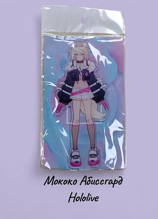Акриловый стенд hololive mococo abyssgard 15 см