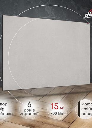 Керамічний електричний панельний обігрівач heats 700вт до 14кв.м loft/лофт зі шнуром