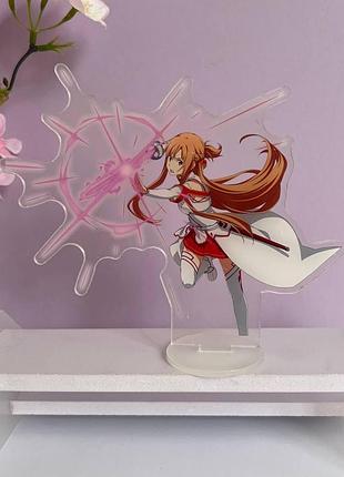 Акриловая фигурка юки асуна - искусство меча онлайн sword art online
