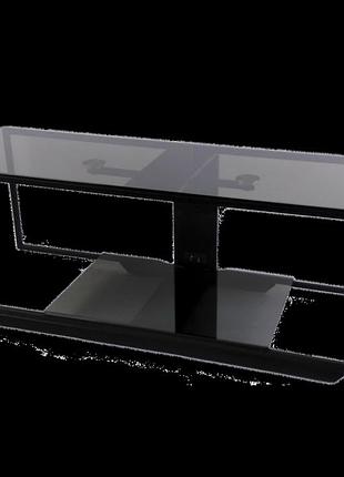 Стеклянная тумба под телевизоры commus loft 1080 gray540 bl (1080x340x380)