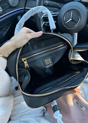 Miumiu beau leather top-handle bag 3