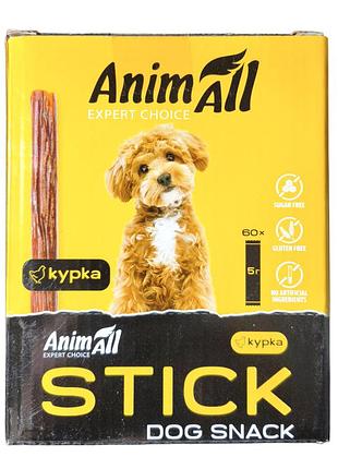 Animall жевательные лакомства для взрослых собак с курицей 5г 60 штук