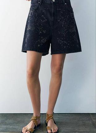 Джинсовые шорты zara