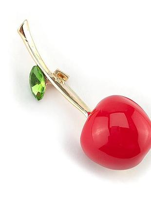 Брошка вишенька 5*2см бр4500-8