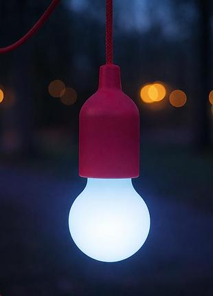 Подвесная led лампа на батарейках, красная, универсальная для дома и отдыха — код 10010 красная