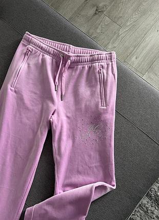 Рожеві велюрові штани juicy couture
