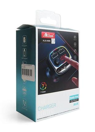 Fm модулятор bluetooth als-a686 2