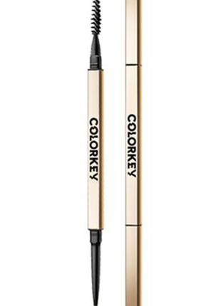 ✨ олівець для брів  colorkey sketch eyebrow pencil blade version — 01 mocha brown