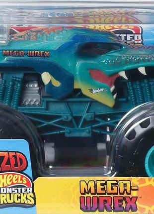 Монстр-трак хот вілс мега-рекс 1:24 оригінал hot wheels monster truck mega-wrex