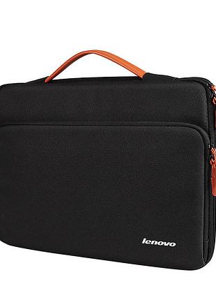 Сумка-чохол для ноутбука lenovo леново 16" або документів протиударна чорна ( код: ibn046b4 )