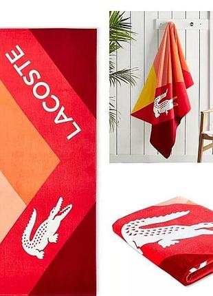 Пляжное полотенце lacoste 180*90