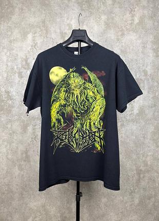 Мерч-футболка revocation cthulhu graphic black band tee size xl