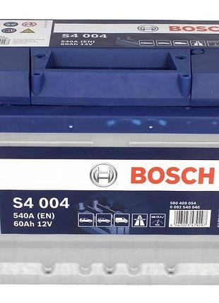 Аккумулятор bosch 12в 60ач 540a s4