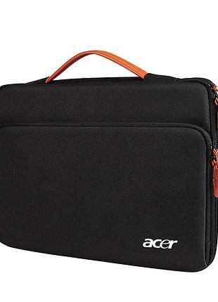 Сумка-чохол для ноутбука acer асер 16" або документів протиударна чорна ( код: ibn046b5 )