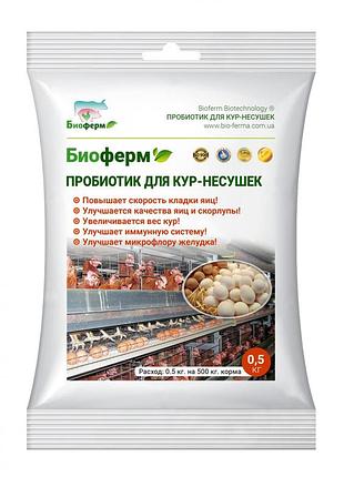 Пробиотики для кур-несушек биоферм 500г